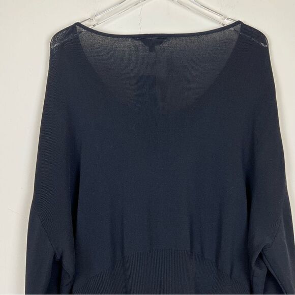 Simply Be Plus Size Dropped Waist Cinched Lace-Up Tunic Sweater, Size 28/30 - Picture 7 of 11